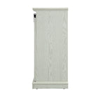 Manhattan Comfort - Meuble TV traditionnel Myrtle 60 po - Chêne Crème-Assemblage à domicile requis Tout le matériel inclus