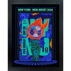 New York-New Jersey 2026 FIFA World Cup - Photoglass encadre - 20" x 26"-Affiche officielle de ville hote FIFA Coupe du Monde 2026