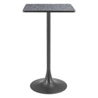 Zuo - Spot Table de bar - Noir-Dimensions: 23,8 po L x 23,8 po L x 41,7 po H