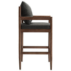Modway - Remington Tabouret de bar - Charbon de bois-Jambes effilées du milieu du siècle