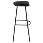 Modway - Concord Dos sans dos Tabourets de bar - Noir - Ensemble de 2-Aucune assemblée requise