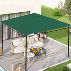 Outsunny - Remplacement de toit pour gazebo carré 10 pi L x 10 pi l, toile supérieure verte avec protection UV-Résistant aux UV pour offrir une protection solaire parfaite  