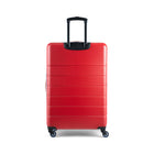 Reebok - Valise à roulettes pivotantes à coque rigide 30 po Double Dribble - Bleu-Poignée télescopique ergonomique pour confort et durabilité, avec hauteurs réglables sur plusieurs niveaux et poignées supérieures et latérales renforcées