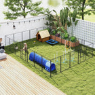 PawHut - Parc à chiens robuste 24 panneaux pour chiens S/M/L - 39 po L-Garde votre animal en sécurité tout en offrant plus d'espace pour jouer, dormir et faire de l'exercice