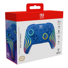 Turtle Beach - Manette de gaming RGB sans fil Afterglow Wave pour Nintendo Switch 2 - Bleu-Sous licence officielle de Nintendo pour Nintendo Switch(TM) 2