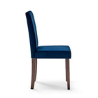 Modway - Prosper 5 pièces Velours rembourré Ensemble à manger - Cappuccino Navy-Sièges jusqu’à 5