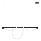 Zuo - Lampe plafonnier Adder - Noir-Conçue pour une installation câblée permanente, avec support de montage standard et quincaillerie inclus