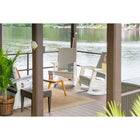Suncast - Chaise berçante avec rangement - Gris colombe/Cube de glace-Confortable et ergonomique.