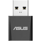 ASUS - Adaptateur Wi-Fi 7 tribande USB BE6500 - Noir-Mettez à niveau votre Wi-Fi vers la dernière norme - Transformez votre PC vers la norme de pointe 802,11be avec une simple connexion USB