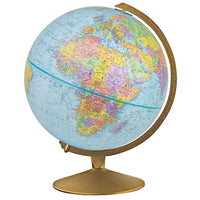 Replogle - Globe terrestre bleu océan Explorer 12 pouces avec métal et semi-méridien - Français-Cartographie à jour