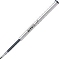 Zebra – Recharges pour stylo à bille – pointe fine – noir – paquet de 2  -Pour tous les stylos Zebra F301 et F-402  