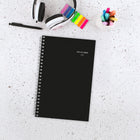 AT-A-GLANCE - Agenda mensuel 2027 - 11 7/8 po H x 7 7/8 po l - noir - bilingue-Couverture en similicuir noir