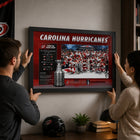 Frameworth - Carolina Hurricanes 16 po H x 24 po l Cadre Champions de la Coupe Stanley 2026 - Sous licence officielle LNH/AJLNH-Facade protectrice claire pour la presentation imprimee