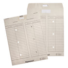 Enveloppe de courrier interne SupremeX Inter-Tac réutilisable, 32 lb, naturel, 10 pox 13 po, 100/pqt-32lb.