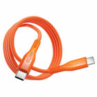Statik - MagStack Pro Câble de Charge/Sync Magnétique USB-C vers USB-C 3.3 pi, Orange-Bye bye les casse tête: Se range de facon autonome! S'enroule automatiquement en une spirale nette. Fini les câbles emmêlés