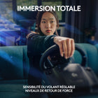 Logitech G923 Volant de Course et Pédales, Retour de Force TRUEFORCE, pour PS5, PS4, PC et Mac - Noir-8
