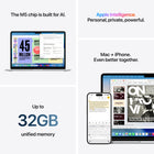 Apple - MacBook Air 15 po - M5 - 10 coeurs - 512 Go SSD - Mémoire unifiée 16 Go - Argent-Si Vous Aimez iPhone, Vous Allez Aimer Mac - Mac fonctionne en parfaite synergie avec vos autres appareils Apple. Affichez et contrôlez votre iPhone sur votre Mac grâce à la recopie d’iPhone. Copiez quelque chose sur iPhone, puis collez sur Mac. Ou utilisez Mac pour texter dans Messages et répondre à vos appels FaceTime
