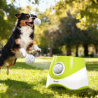 PawHut - Lanceur automatique de balles pour chien avec 5 balles de tennis ETPU - vert-Le mode veille automatique s'active après 30 minutes d'inactivité, ce qui permet d'économiser efficacement la batterie 