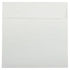 JAM Paper - Enveloppes d'invitation carrées Strathmore - 8,5 po x 8,5 po - vélin blanc brillant - 50/paquet (900858534i)-Enveloppes carrées tissées blanc vif Strathmore