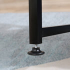 HOMCOM - Table à dessin réglable avec étagère de rangement - 47,25 po L x 23,5 po l x 29,5 po H - brun rustique-Matériau : acier, panneau de particules 