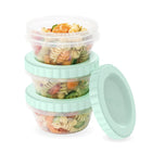 Bentgo - Contenants Prep à couvercle à visser - 240 ml - Melon miel-Grâce à sa conception empilable, ce réfrigérateur prend un minimum de place et offre une vue dégagée sur son contenu