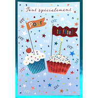 Rosedale - Cartes de souhaits Fête avec enveloppes – 5-1/2 po x 8 po – Pour ta fête – paquet de 12-Cartes de souhaits qualité boutique