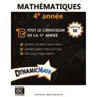 Dynamic Math book Saskatchewan 4e année-Le classeur contient des instructions, des exemples et des questions pratiques