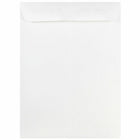 Jam Paper - Enveloppes commerciales Open End, 9 po H x 12 po l, Blanches, Paquet de 25- Dispose d'un rabat droit avec fermeture gommée et finition papier lisse