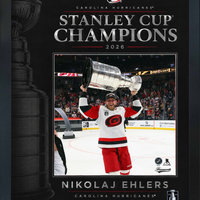 Frameworth - Cadre photoglass de Nikolaj Ehlers 16x20 des Carolina Hurricanes champions Coupe Stanley 2026 - 18 po l x 22 po H-Photo sous licence officielle NHL et NHLPA : cadre PhotoGlass de Nikolaj Ehlers 16x20 des Carolina Hurricanes champions de la Coupe Stanley 2026 pour les amateurs et collectionneurs des Carolina Hurricanes