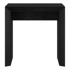 Hudson&Canal - Table d'appoint rectangulaire Oswin de 56 cm de largeur, , grain noir-La table est fabriquée à partir de matériaux MDF de haute qualité et durables