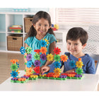 Learning Resources - Ensemble de construction pour débutants Gears! Gears! Gears!-Comprend des engrenages, des piliers, des connecteurs, des manivelles pour mettre les créations en mouvement et des plaques d’emboîtement pour des constructions illimitées