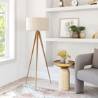 Zuo - Lampe sur pied Imperial - Beige/Naturel-Assemblage requis