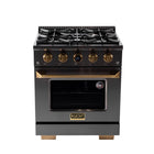 Kucht - 30 po Série KXD Cuisinière double énergie Gaz naturel - Gemstone-Nouveau thermostat numérique à cadran Horus de Kucht