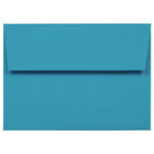 JAM Paper - Enveloppes d'invitation colorées A7 - 5,25 x 7,25 - bleu recyclé - Paquet de 50-Caractéristiques de l'enveloppe : Fermeture à rabat droit en gomme, finition papier lisse de haute qualité, 30 % recyclé