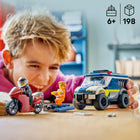 LEGO - City Police Le fourgon pénitentiaire-Ensemble avec fourgon pénitentiaire, moto, conducteur de police et 2 figurines de voleurs