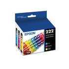 Epson - Cartouches d'encre T222 - Capacité standard - Cyan/Magenta/Jaune-Cyan/magenta/jaune