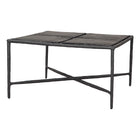Zuo - Cloe Table basse - Noir-Bois de santal recyclé offrant un style unique et écoresponsable