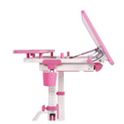 TygerClaw - Bureau pour enfants à hauteur réglable avec rangement, rose-Le crochet en acier multifonctionnel constitue une solution polyvalente pour suspendre des cartables, des tasses ou tout autre objet que vous devez garder à portée de main.
