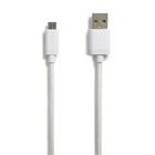 NXT Technologies - Câble tressé USB-A à Micro-USB, 6 pi, blanc-Câble tressé de 6 pi, résistant aux accrocs et aux enchevêtrements