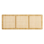 Modway - Sandy Fixé au mur Bois de manguiers et rotin Tête de lit King Size, Rotin naturel-Entièrement assemblé