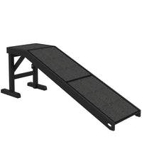 PawHut - Rampe pour animaux, marches de lit pour chien avec tapis antidérapant, 59 po L x 16 po l x 20 po H - noir-Conçu pour les animaux âgés, petits ou ayant une mobilité réduite afin de leur offrir une inclinaison douce pour grimper 