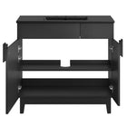 Modway - Miles 36" Vanette de salle de bain - Noir noir-8