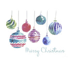 Mill Brook Studio - Cartes De souhaits Noël / Enveloppes - 5-3/8 po x 7-3/4 po - Ornement - Paquet de 18-Cartes de souhaits qualité boutique