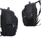 Swissdigital - Sac à dos noir TERABYTE avec localisateur SDD-PORT DE CHARGE USB INTÉGRÉ - Équipé d'un port de charge USB avec conception de câble intégré, offrant un accès rapide pour charger vos appareils électroniques tels que smartphones, tablettes, Kindles et tous les autres appareils USB en déplacement tout en les utilisant en même temps.