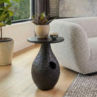 Zuo - Piho Table d’appoint - Noir-Capacité de poids maximale: 45