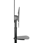 Fellowes - Support TV mobile - Noir-Gestion intégrée des câbles pour dissimuler les fils et éviter les enchevêtrements