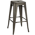 Modway - Promenade Dos sans dos Tabouret de bar - Brown-Tabouret de bar moderne