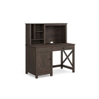 Whalen - Bureau Ansel avec bahut 48 po-Grand espace de rangement fermé avec tablette réglable