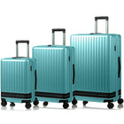 CHAMPS - Ensemble de bagages extensibles  3 pièces - à parois rigides Collection Fresh II - Vert-Materieau Polycarbonate