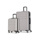Bugatti - Collection Timeless, Ensemble de Valise 2 Morceaux à Coque Rigide - Crème -Fabriqué en ABS léger et résistant